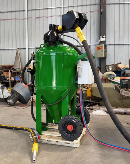 张家口移动式喷砂机 户外施工效率翻倍